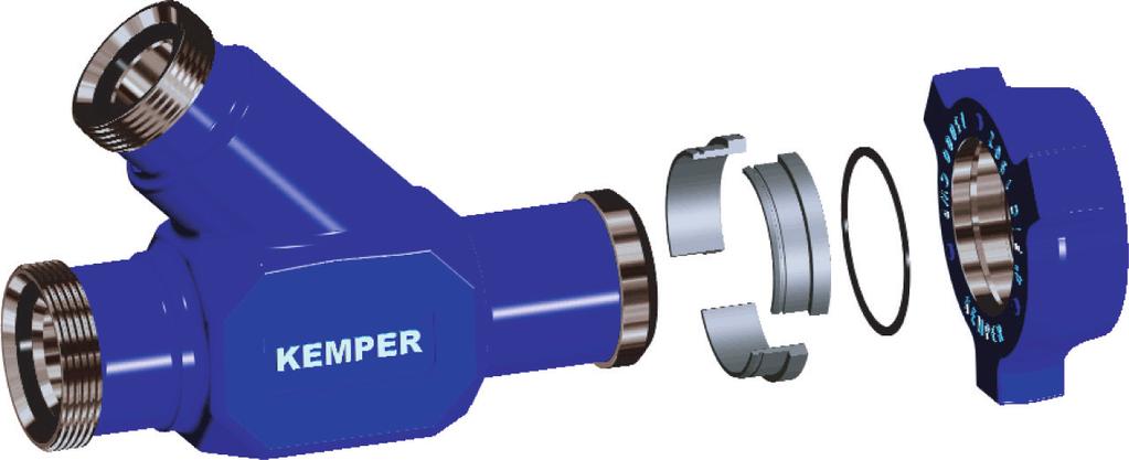 The end connections are precision machined to fit industry common Kemper Hammer Unions and are available in sizes: 2, 3 and 4 and figures: 602, 1002, and 1502.