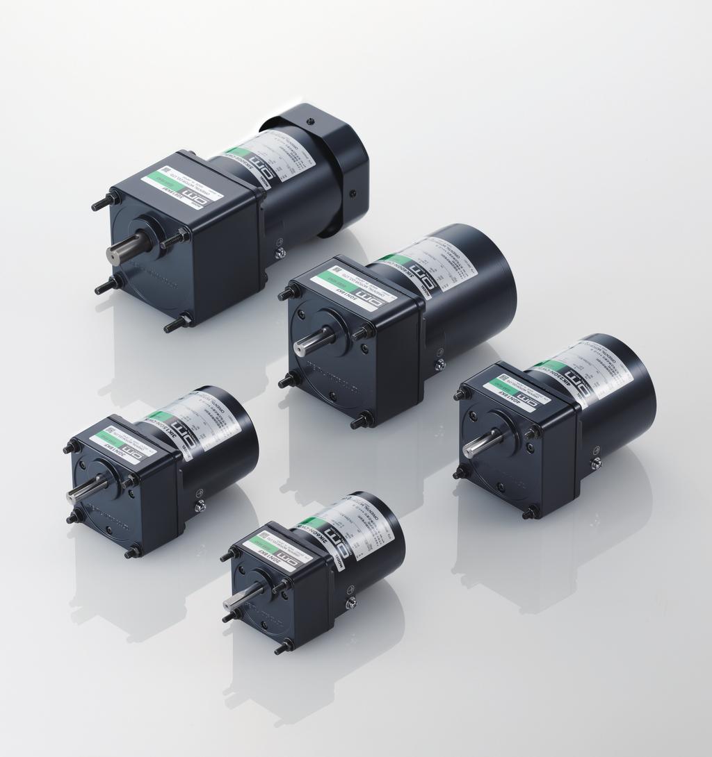 RoHS Directive-Compliant Standard AC Motors World K Series Conforms to Power Supply Voltages in Asia Induction Motors, Reversible Motors, and Electromagnetic Brake Motors New products that