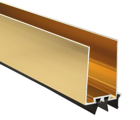 UNIQUELY YOURS ACCESSORIES Sill Expander: Anodized Brass or