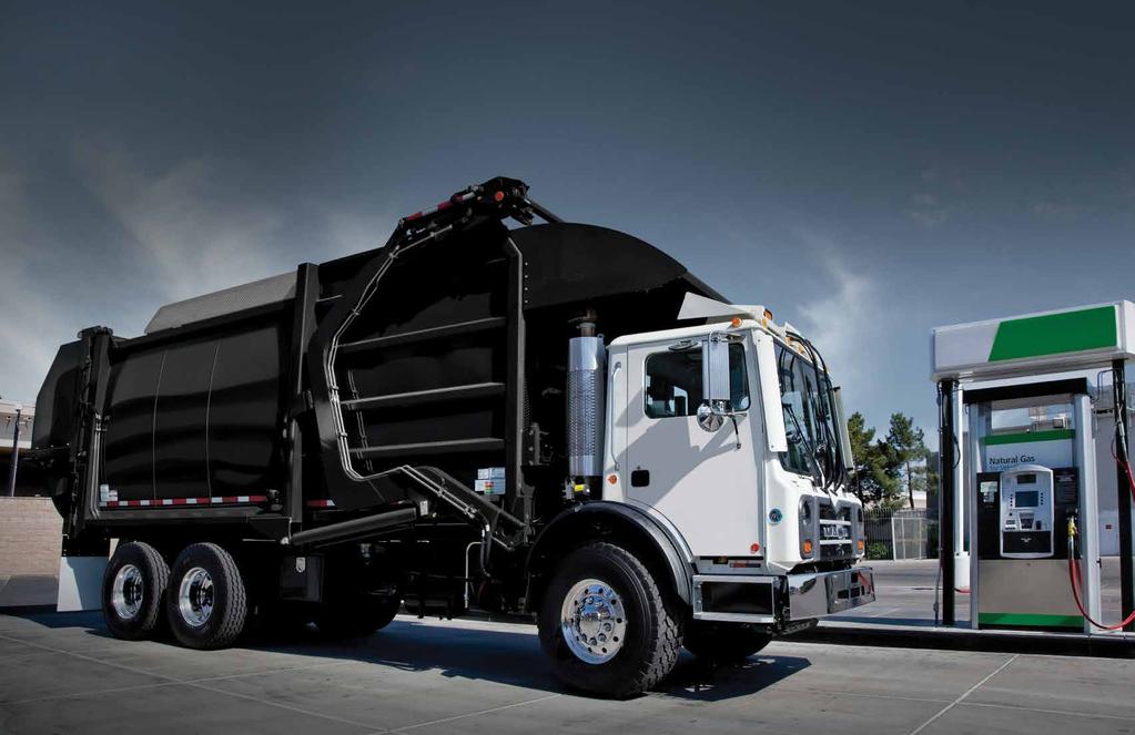 Clean up at the pump Fill up with pride. The natural-gaspowered TerraPro is the same refuse truck you ve come to trust combined with the savings you demand.