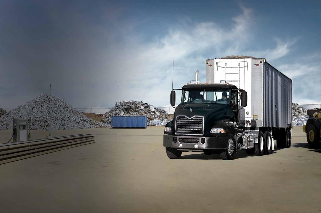 Pinnacle Tractor It doesn t matter if you re transporting a heavy load or deadheading, you want a powerful truck to propel you from the transfer station to the landfill and back again, without