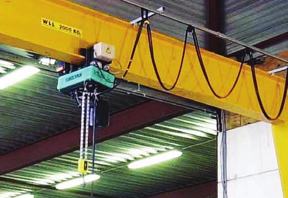 The hoists have a hook suspension unit which can be mounted into a manual, geared chain or powered I beam trolley, with low headroom options available.
