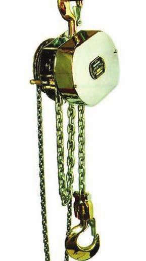 Manual Hoists Chain Hoist :: Capacity 250 10,000 kg :: Compact design and capable of high performance.