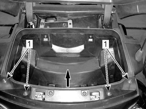 SETUP 2. If test fail, proceed as follows: 2.1 Loosen screws on the top of rear panel. 2.2 Push and hold rear panel forward. 2.3 Tighten screws on the top of rear panel.