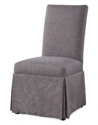 stool heights Add Optional Tufting or Nail Trim C21OP76-SC MEDIUM SIDE CHAIR with OPEN PLAIN back and FLAIR leg