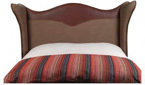 5D Traditional Wing Headboard QUEEN 3420PAQN-HB: 78W 60H 20D KING 3420PAKG-HB: 93W 60H 20D