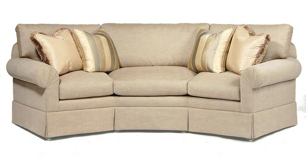 SOFAS 45 1156-86 sofa Optional Top Stitch Available for non-panel arm only 1186-56 panel arm