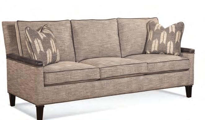 62 1288-56 sofa and matching chair SOFAS 1288-523 Standard with Nail Trim Available in Leather 1288-56