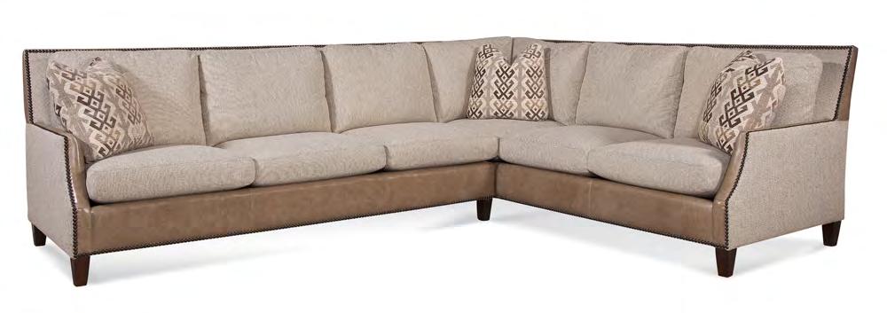 72 1250 sectional SECTIONALS The 1250 series sectional and sofa pieces are available with or without welt. Standard with Nail Trim. See catalog for optional Leather Item Numbers.
