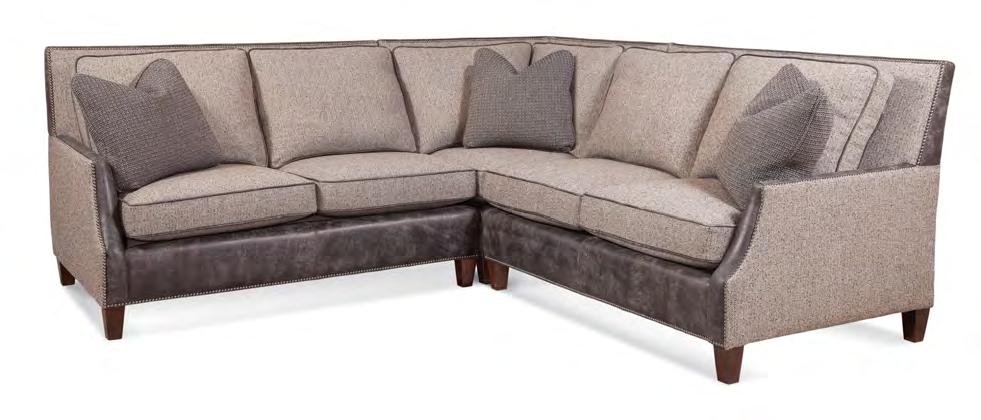 SECTIONALS 73 1250 sectional 1250 series available with or without welt Available in Leather Standard with Nail Trim medium nail head to head around inarm, inback and across front border 1250-975L
