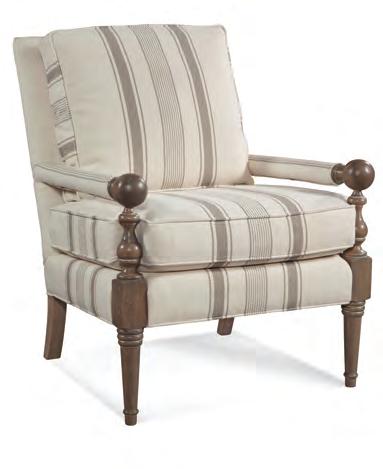 with matching ottoman Available in Leather 4229-23 chair w/swivel shown in Optional Leather