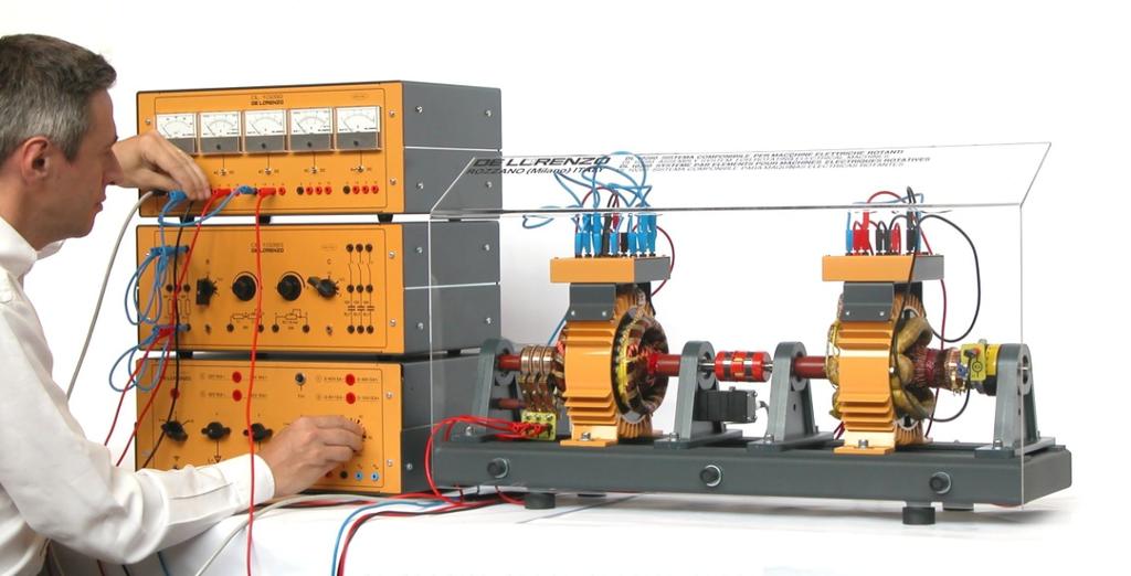 THIS SYSTEM IS A COMPLETE SET OF COMPONENTS AND MODULES SUITABLE FOR ASSEMBLING THE ROTATING ELECTRIC MACHINES, BOTH FOR DIRECT CURRENT AND FOR ALTERNATING CURRENT.