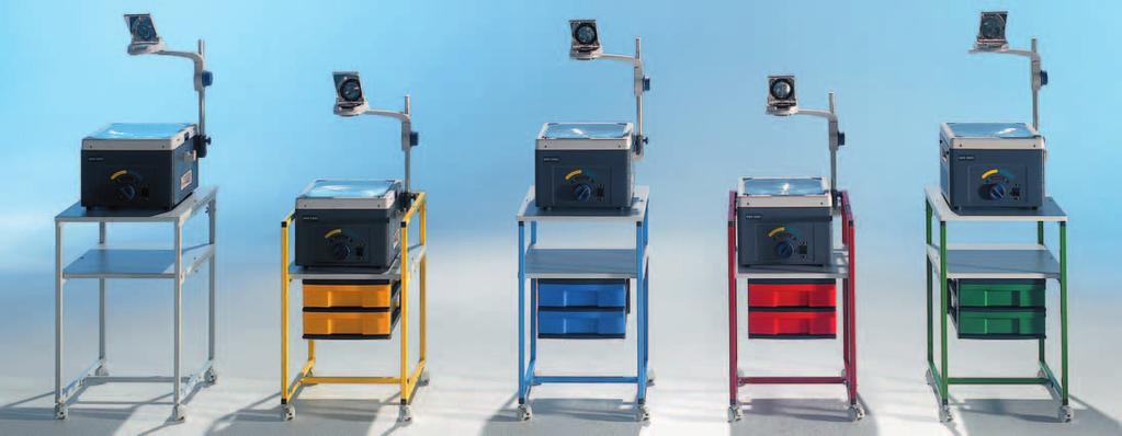 All OHP-trolleys including projector MOL1425!