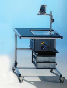 OHP-trolley model PS 17 A light and very good value projector trolley for an overhead-projector. Suitable for all common projector sizes.
