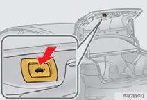 4 Trunk easy closer (vehicles with power trunk opener and closer) In the event that the trunk lid is left slightly open, the trunk easy