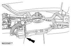 NOTICE: Damage will occur to the solenoid body assembly if the screw is tightened above the