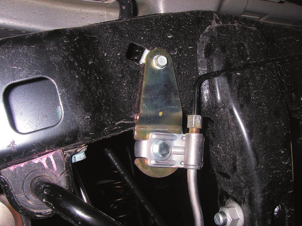 Additional Information: JK Wrangler The rear brake line lowering brackets (3-inch kit only.
