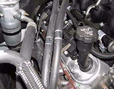 Remove clip and radiator hose from radiator. Clip 5.