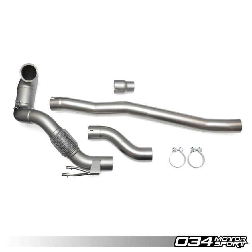 Cast Stainless Steel Performance Downpipe, 8V Audi A3/S3 & MkVII Volkswagen Golf/GTI/R Installation Spiciness Rating (Spicy) Installation of your 034Motorsport Cast Downpipe is a complex process.