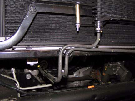Front bumper a. Cut frame rails as shown.