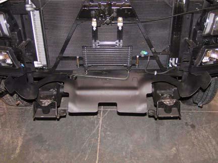 c. Install kit bracket (front bumper, inner passenger) to kit bracket (front bumper, passenger) with