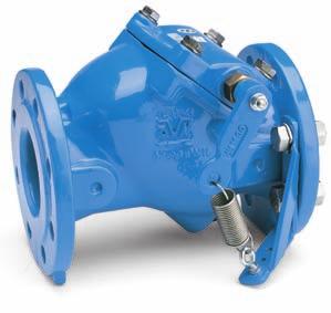 The patented design of the valve body ensures minimum pressure drop across the valve, and consequently optimum use of pump capacity.