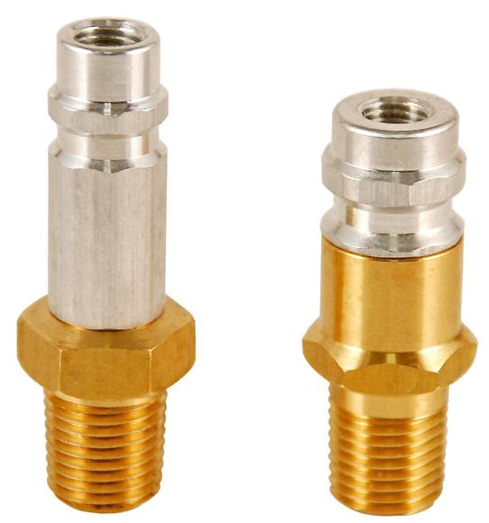 designs comply with SAE J-639 standard for HFC-134a refrigerant ports. PART # 102519-001 High-Side High-flow fittings provides a large flow rate with a flow coefficient of Cv 0.7.