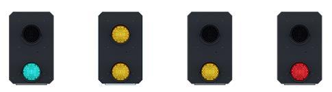 4 Signals 4.1 Main Signal Head Aspects Colour light signals are used for controlling running movements. They display aspects by means of red, yellow and green coloured lights.