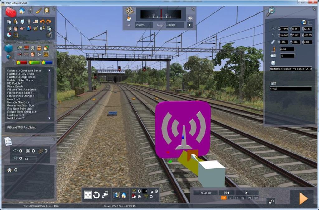 7 Scenario Creation Guidance The passenger information system developed for the Class 350/1 train operates with the use of invisible track linked triggers placed in each scenario.