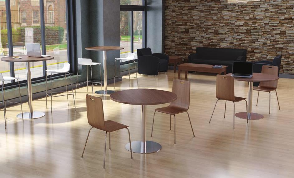 Shown with Classic meeting and Bistro tables (see pgs.