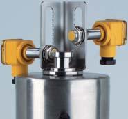 Control and feedback systems The valves can be equipped
