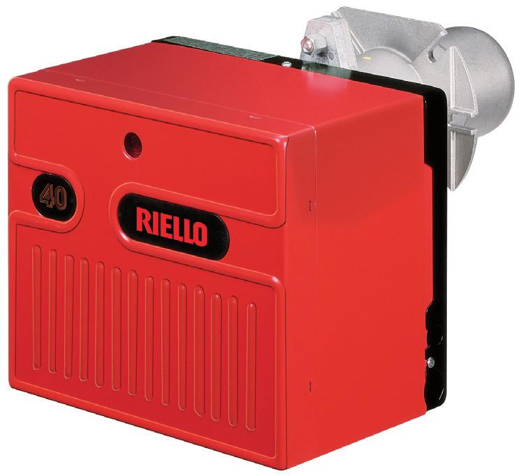 The Riello 40 FS series of one stage gas burners, is a complete range of products developed to respond to any request for light industrial application.