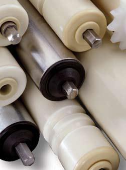 Material Selection The cost effective standard plastic rollers manufactured by Solus are made of a special, proprietary PVC that is sized to exacting standards that ensure uniform thickness, rigidity