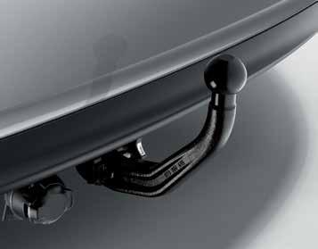 3 Trailer towing hitch Removable and lockable, sphere bar made from forged steel, the 13-pin socket can be swivelled out of sight behind the