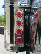 front air cleaner light bars TRUCK MODEL CN SIZE STRP CENTER (B) BR LENGTH () LIGHT STYLE PRT NUMBER 2+ 96