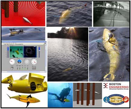GhostSwimmer : Tactically Relevant, Biomimetically Inspired, Silent, Highly Efficient and Maneuverable Autonomous Underwater Vehicle Boston Engineering Corporation 411 Waverley Oaks Road, Suite 114