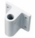 Z2N66092 Z2N66192 for Series 1 and 2 with gooseneck and articulated arm for Series 1 wall mounted lamp K2N5224- Tube Mounting Bracket for fixing lights to tube diameters from Ø 25-50 mm