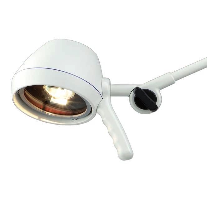 Series 1 Examination Lamp Halogen Lamp + optimal heat dissipation by means of a double wall lamp head housing