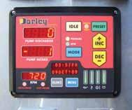 is either open or closed. A mechanical override allows the valve to be closed manually. Ship. wt. 35 lbs. CONTROL PANEL Control panels are available on many of Darley s portable pumps.