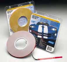 ATTACHMENT TAPE AND DUCT TAPE 29 Premium Automotive Attachment Tape High-density gray foam tape coated with high strength acrylic adhesive on both sides with red polyethylene release liner is