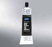 Weatherstrip Adhesive is a fast setting, high-bond strength adhesive. Used to bond rubber or vinyl weatherstrips to doors, trunks, windows, etc. Nasal tip or controlled bead. Instant tack.