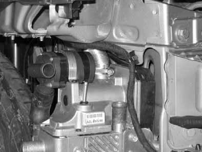 screw [x] 4 M6x0 bolt, spring lockwasher, M6 rivet nut Mounting heater
