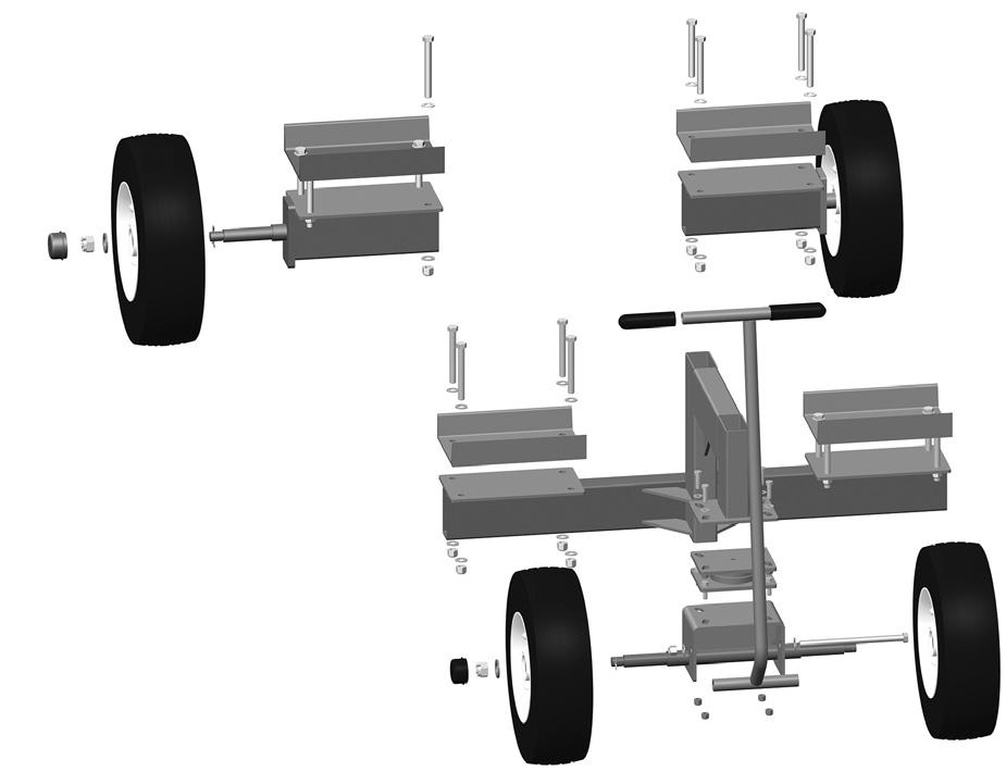 Figure 6: Wheel Conversion Kit OPTIONAL ACCESSORIES 1 1 19 16 15 10 1 1 18 3