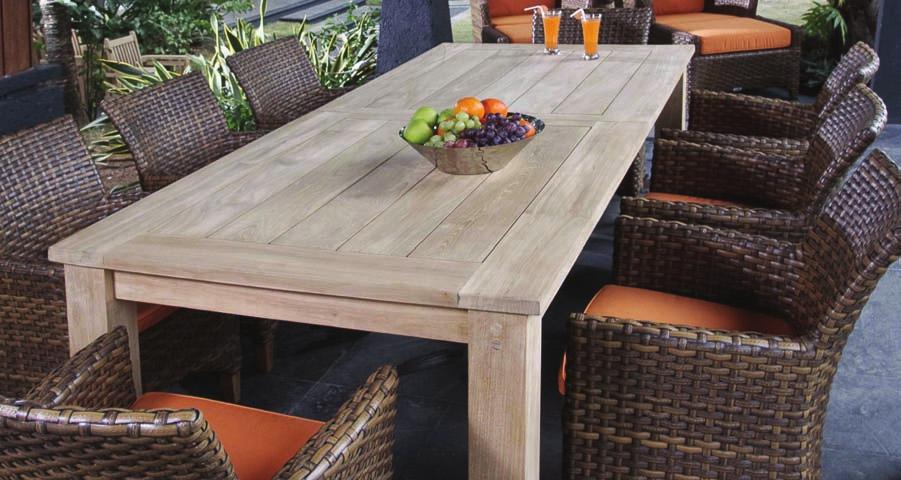 Milano Collection No Photo Available Milano Teak Extendable Table MH-1532-A (Available with Teak only) H 76 cm x W 240-360 cm x D 100 cm H 30 x W 94.