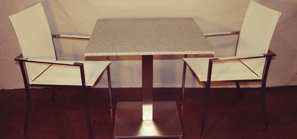 Base with Top Base Only Bistro Table Collection Square Bistro Table Base Pole Size Table Top Options: MH-G-6253 8x8cm 70cm/28 square -
