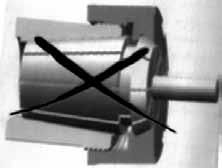 Often expansion levers or hammers are used.
