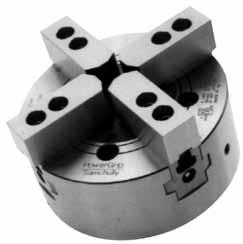 4 Jaw Closed-Center Chuck MODEL: HCF MAKE SURE YOU GREASE YOUR CHUCK WITH CHUCK-EEZ. SEE PAGE 5-94 Dimentions Order No. A B C (H6) F H J K L M N max. N min. O max. O min. P max.