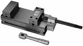 Heavy Duty Precision Horizontal Vise MODEL: KR-6G Features 1. Stationary front jaw. 2.