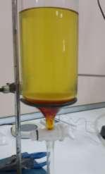 7: Adding the mixture in the reactor (B1) After reaction time, the mixture is placed in the