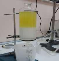 The separation of glycerin from biodiesel is given in Fig.